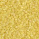 Miyuki Delica Perlen 11/0 - Matted pale yellow ab DB-854
